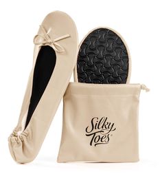 PRICES MAY VARY. TOP RATED by SHOE PURSUITS, Silky Toes Foldable Flats are the go-to shoes when your feet feel on fire. Rip your heels off, don these comfortable slippers, sigh in relief, and finish your Wedding, event, or Christmas party in comfort and style. REVOLUTIONARY FOLDABLE FLATS. Ideal flat shoe for when you're on the go. The matching carrying pouch measures 4” by 4.5” so it can easily fit into your handbag or glove compartment to accompany you at events or club night, on plane rides, Tinkerbell Shoes, Holiday Slippers, Travel Slippers, Ruby Red Slippers, Foldable Flats, Orange Flats, Sequin Flats, Foldable Shoes, Wedding Shoes Lace