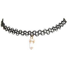 Shalom  Faux Crystal Charm Tattoo Choker Charms Tattoo, Charm Tattoo, Crystal Stone Jewelry, Tattoo Choker, Choker Black, Fake Jewelry, Black Choker Necklace