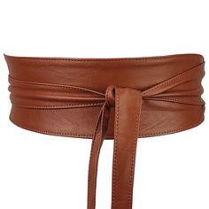 ABOUT: Made from genuine, soft Italian leather this unique and versatile belt fits every body type, hugs your curves and creates a perfect waist shape. BEFORE ORDERING: Measure the spot where you want to wear your belt and choose from the available sizes. Have in mind the size of the bow and total length of the belt. If you want to have some extra length, choose bigger size. Long Chiffon Blouse, Leather Wrap Belt, Boho Belts, Obi Belt, Wrap Belt, Chunky Knit Blanket, Tie Wrap, Brown Belt, Wide Belt