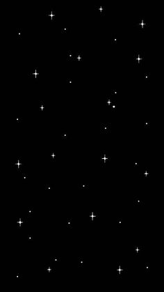 black and white photograph of stars in the night sky with no one on it's side