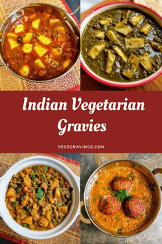 Indian Gravy Recipe, Vegetarian Gravy Recipe, Vegetarian Indian Food, Indian Curry Recipes, Vegetarian Curries, Indian Vegetable Recipes, Vegetarian Gravy, Curry Recipes Vegetarian, Recipes List