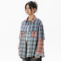 Blouses Plus Size, Clothing Sales, Plaid Shirt Women, Plaid Shirts, Shirts Blouses, Women Trends, Plus Size Blouses, Urban Fashion, Plaid Shirt