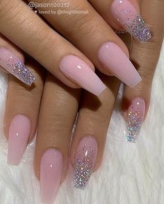 Short Gel Nails, Ombre Acrylic Nails, Nails Now, Coffin Nails Long, Summer Acrylic Nails, Short Acrylic Nails Designs, Pink Acrylic Nails