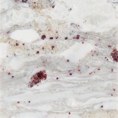 marble with red and white speckles on it