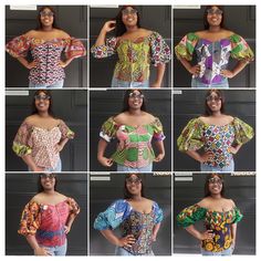 * 100% Cotton  * Handsewn  * Bust: They are free sized blouses. African Blouses For Women, Ankara Blouses, Ankara Blouse, African Blouses, African Ankara, Ankara, Womens Clothing Tops, Hand Sewing, Blouses For Women