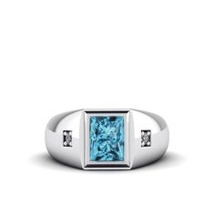 Metal: White Gold Purity:18kGemstone:TopazCarat Total Weight:2.40Cut:Rectangular FacetedDimensions:0.8 x 0.6 cmSetting Type: BezelAccent Stones:DiamondsCarat Total Weight:0.06Setting Type: Pave Cut:GoodColor: HClarity: VS1Ring width: 5.2 mm wide across the undersideProduct weight: 12.0 gr (0.42 oz) Modern Ring With Rectangular Accent Stones, Modern Rings With Rectangular Accent Stones, Luxury Rectangular Diamond Ring With Accent Stones, Classic Rectangular Topaz Ring, Luxury Rectangular Topaz Anniversary Ring, Modern Topaz Ring With Rectangular Stone For Formal Occasions, Modern Formal Topaz Ring With Rectangular Stone, Anniversary Signet Ring With Rectangular Gemstone, Formal Topaz Ring With Rectangular Stone