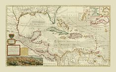 an old map of the united states and canada, with all its major cities on it