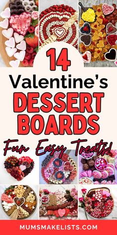 curation of Valentine's Dessert Boards laden with treats Fun Charcuterie Board Ideas, Fun Charcuterie Board, Dessert Boards, Charcuterie Board Ideas, Valentine Desserts, Snack Board, Sweet Delights, Dessert Tables, Charcuterie Board