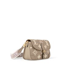 LOUIS VUITTON® - Diane - Dove/cream Lois Viton, Louis Vuitton Diane, Dove Cream, Sporty Fashion, Bag Collection, Louis Vuitton Official, Streetwear Fashion Women, Monogrammed Leather, Satchel Bag