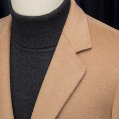 The classic cut of this two button woollen overcoat is brightened up by Pisani Maura in style. Notch lapel. Two welted pockets. Inner lining with the all-over jacquarded corporate lettering.[custom tab]FABRIC #1: 70% VIRGIN WOOL 20% POLYAMIDE 10% CASHMERE | INSERT #1: 50% POLYURETHANE 50% POLYESTER | INSERT #2: 50% ZINC (ZAMAK?) 50% ACRYLONITRILE BUTADIENE STYRENE (ABS) | LINING #1: 100% POLYESTER [/custom tab] Wool Overcoat, Long Wool Coat, Light Tan, Wool Coat, Gray Color, Clothing Brand, Fashion News, Black And Grey, Latest Trends