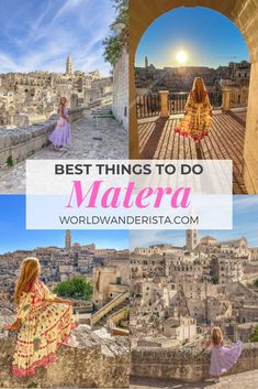 Epic things to do in Matera; the sassi & the caves Matera Photo Ideas, Bari Italy Things To Do, Italy Trip Itinerary, Messina Italy, Rivers And Roads, Italy Tours