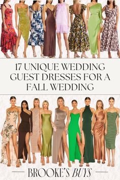 Need a dress for an upcoming autumn wedding? This guide has you covered with the best fall wedding guest dresses. From elegant long gowns to cute cocktail dresses, find the perfect outfit for September, October, and November weddings. Stay warm and stylish whether you’re attending a formal or semi-formal event. Outfit For September, November Wedding Guest Outfits, Wedding Guest Dresses Fall, Cute Cocktail Dresses, Best Wedding Guest Dresses