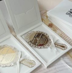 ♥ Luxury prince mirror gold mirror acrylic invitation with rigid cardstock box makes your celebrations more luxurious, unique and special ♥ Our boxed invites are suited for birthday, wedding, graduation, bachelorette, bar mitzvah, bridal shower, anniversary and baby shower party celebrations  ♥ We are always glad to accept all your custom orders ♥ Invitation & boxes are personalized as per party theme ♥ Acrylic shape, wordings, font style & design layout are customizable ♥ Any language like Arab Invitation Boxes, Quinceañera Invitation, Quince Invitations, Box Wedding Invitations, Acrylic Invitation, Unique Wedding Cards, Acrylic Invitations, Sweet 16 Invitations, Mirror Gold