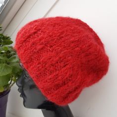 Knit hat FURRY red. The fluffy warm beanie looks like fur. 90% Alpaca, 10% Polyamide Ready to ship. This hat best fits an average adult/teen head size. If you need this hat in a different size or in any other color please just let me know! All my hats are produced in a smoke-free and pets-free home. Care instruction:  Hand wash and lay flat to dry. Thank you for visiting JuliaHats! Have a nice day! Women Beanie, Hats Women, Womens Hat, Hat Knit, Knit Alpaca, Knit Hats, Women's Beanie, Slouchy Beanie, Skull Cap Beanie