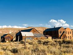 an old building in the middle of nowhere