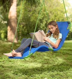 Kursi Outdoor, Hanging Lounge Chair, Cool Swings, Kids Hammock, Backyard Swings, Chaise Lounger, Tree Swing, Hammock Stand, Have Inspiration