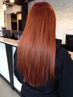 #haircolor Red Hair Color, Long Straight Hair, Hair Inspiration Color