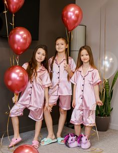 Kids Satin Pajamas, Personalized Pajamas for kids,Customized Kids Pajamas,Birthday gift, Satin Shirt Pants, Sleepover Party Pajamas, vinylIf you want to create matching PJs for the whole family, for bride & groom, customized PJs for your bridesmaids or just as a gift, you're in the right place.Browse our selection of men, women and kids PJs choose your color and design and enjoy the feeling.Perfect Gift for any occasion ! The perfect set for all the siblings! Personalized with their names, these Party Pajamas, Pajamas For Kids, Birthday 2023, Personalized Pajamas, Matching Pjs, Kids Pjs, Sleepover Party, Custom Jacket, Matching Pajamas