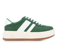 Women's Madden Girl Navida Trendy Pointed Toe Sneakers With Rubber Sole, Trendy Pointed Toe Synthetic Sneakers, Sneakers Green, Madden Girl, Fashion Lifestyle, Sneakers Fashion, The Modern, Womens Sneakers, Pu Leather