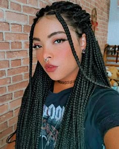 Faux Locs Marley Hair, Box Dreads, Head Braid, Large Box Braids, Braids Styling, Braided Hairdo, Marley Hair, Hairstyles Pictures