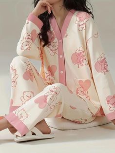 Cute Nightwear, Co Ords Outfits, Fashion Shoes Heels, Modest Dresses Casual, Winter Pajamas