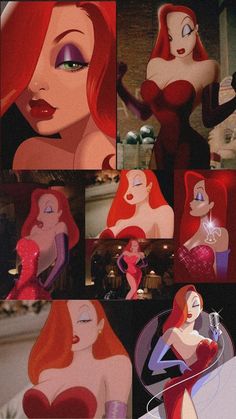 ariel from the little mermaid in disney's animated movie, it looks like she has red hair