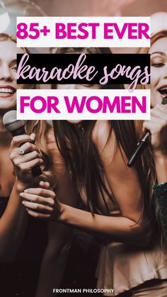 karaoke songs for women Songs For Women, Best Karaoke Songs, Night Out Ideas, Fun Songs To Sing, Karaoke Bar, Singing In The Car, Best Music Artists, Singing Tips, Karaoke Songs