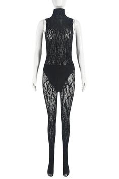 43735887151148 Sleeveless Mesh Bodysuit For Night Out, Black Summer Party Unitard, Black Summer Unitard For Night Out, Stretch Hollow Out Bodysuit For Night Out, High Stretch Mesh Bodysuit For Night Out, Sheer Stretch Bodysuit For The Beach, Sheer Stretch Bodysuit For Beach, Beach Sheer Stretch Bodysuit, Stretch Hollow Out Bodysuit For Summer