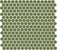 a green and white pattern with circles in the shape of dots on a white background