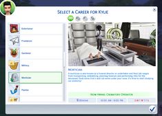 the homepage for an online game called select a career for kole, which is now available on pc and mac