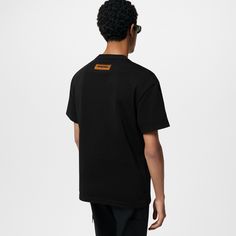 LOUIS VUITTON® - Embroidered Signature Cotton T-shirt - Black Looks Show, Givenchy Jacket, Givenchy Tshirt, Versace Jacket, Off White Jacket, Burberry T Shirt, Versace T Shirt, Versace Sweatshirt, Pharrell Williams