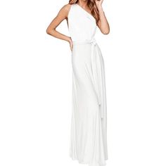 PRICES MAY VARY. 【Occasions】Wedding Party, Bridesmaid, Formal Event, Ball, Prom, Pageant, Evening, Carnival, Cocktail, Festival, Homecoming, Baby Shower, Celebration, Night, Dance Party, Communion, or other special occasions 【Chic Women Long Dress】Ladies Multi Wear Wrap Convertible Bandage Maxi Dress 【Versatility and Chic Design】Multi-way wrap, solid color, long dress, ruffle, you could create different styles with one dress Chic Women Long Dress Ladies Multi Wear Wrap Convertible Bandage Maxi D Wedding Dress Halter, Vestido Convertible, Grecian Wedding Dress, Grecian Wedding, Maternity Dresses For Baby Shower, Grecian Dress, Multi Way Dress, Long Formal Gowns, Maxi Bridesmaid Dresses