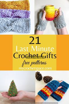 crochet gifts that are easy to make and great for the holidays or christmas tree