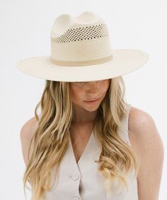 Clark is a modern take on an approachable western style with a cattleman crown. Crafted from hand woven paper straw this style features a venting pattern in the crown to keep the head cool all summer long. The tonal leather band is attached and serves as a sleek finish. Make it a look + shop western inspired hat bands HERE! Classic Straw Hat For Ranch In Summer, Classic Summer Straw Hat For Ranch, Classic Summer Ranch Straw Hat, Classic Straw Hat For Ranch In Spring, Classic Straw Hat For Spring Ranch, Western Brimmed Straw Hat For Everyday, Western Style Brimmed Straw Hat For Everyday, Summer Toquilla Straw Hat Bands With Single Vent, Classic Straw Hat For Spring Rodeo