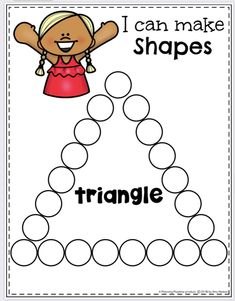 i can make shapes with the word triangle