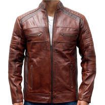 Long Haul Merchants on Storenvy Unique Leather Jacket, Leather Jackets Men, Man Cafe, Cafe Racer Leather Jacket, Brown Cafe, Black Leather Motorcycle Jacket, Vintage Cafe Racer, Motorcycle Vintage, Cafe Racer Jacket