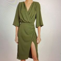 Tags Attached Olive Bust 18” Waist 13.5” Length 44” Amanda Uprichard, Midi Dress, Womens Dresses, Dresses, Women Shopping, Clothes