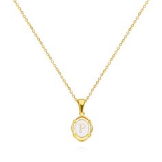 Discover Timeless Elegance Introducing the quintessence of sophistication and style: our Golden Drip Oil Letter Pendant Necklace, tailored for the modern woman. Crafted with precision and care, this exquisite piece embodies grace and exclusivity, making it an essential addition to your jewelry collection. Perfect for banquets, parties, or elevating everyday attire, it’s the ultimate expression of fashion-forward elegance. Product Features Made with high-quality stainless steel and featuring innovative drip oil technology, each pendant showcases a unique letter design, allowing you to personalize your style. The classic O-chain complements the shimmering gold-tone pendant, creating a harmonious and stylish ensemble that's sure to catch the eye. Metal Type: Stainless Steel Necklace Type: Pen Elegant Oval Pendant Charm Necklaces, Tarnish Resistant, Elegant Oval Pendant Charm Necklace, Tarnish Resistant, Elegant Oval Pendant Charm Necklace That Is Tarnish Resistant, Elegant Pendant Initial Necklace Tarnish Resistant, Formal Initial Pendant Necklace, Elegant Personalized Charm Necklace For Formal Occasions, Elegant Personalized Charm Necklace For Formal Events, Formal Initial Pendant Necklace With Clavicle Chain, White Initial Pendant Necklace For Formal Occasions