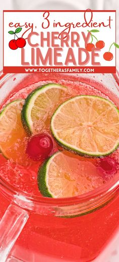 a pitcher filled with watermelon and limeade