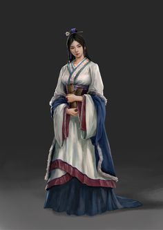 ArtStation - Total War : Three Kingdoms - Cai Yan, Noname - Mera Dc Comics, Futuristic Typography, 3d Karakter, Chinese Warrior, Three Kingdoms, Japanese Characters, China Art, Historical Art, Fantasy Rpg