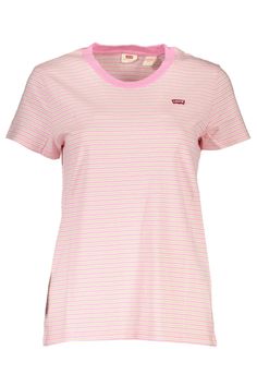 Elevate your everyday wardrobe with this iconic Levi’s short-sleeved t-shirt. Its classic round neckline and vibrant pink hue are complemented by the signature Levi’s logo, embodying the spirit of the timeless American brand. Crafted from pure cotton, this tee promises to deliver both comfort and style. Whether you’re out for a casual day or dressing up for an evening hangout, it’s a staple piece that asserts a bold, trendy statement. Material: Cotton Country of Origin: BD Color: Pink Classic Pink T-shirt For Summer, Levi's Basic Short Sleeve T-shirt, Classic Short Sleeve T-shirt, Levi's Short Sleeve T-shirt For Spring, Basic Pink T-shirt With Logo Print, Levi's Short Sleeve T-shirt For Summer, Levi's Summer Short Sleeve T-shirt, Classic Pink Relaxed Fit Top, Levi's Logo Print T-shirt For Summer