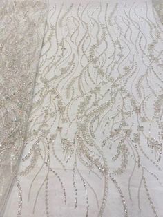 Wine Colored Wedding, Fabric Wedding Dress, Multicolor Sequins, Scalloped Border, Beaded Lace Fabric, Wedding Dress Lace, Dress Tops, Design Theme, Wedding Dress Fabrics