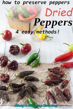 how to preserve peppers dried in 4 easy method