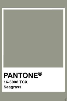 pantone's 16 - 8008 tcx seagrass color swat list