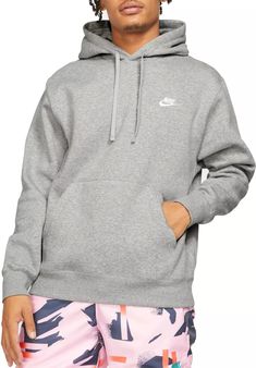 Nike Mens Sportswear Club Fleece Hoodie | Holiday 2023 at DICK'S Nike Hoodie Men, Nike Sportswear Mens, Men's Sportswear, Mens Club, Hoodie Men, Nike Mens, Nike Fashion, Nike Hoodie, Mens Sportswear