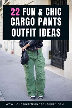 Loafers Shoes Outfit, What To Wear With Cargo Pants, Edgy Clothes, Green Cargo Pants Outfit, Combat Boot Outfit