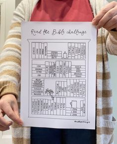 a person holding up a paper with a map on it that says rent the bill challenge