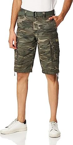 Experience the perfect blend of style and functionality with our Button Closure Cargo Shorts. These shorts feature a classic cargo design with multiple pockets, providing ample storage space for your essentials. The button closure adds a refined touch while ensuring a secure fit. Features: 100% Cotton Button closure Machine Wash Cotton shorts featuring cargo pockets with hook-and-loop flaps and zipper fly with button Adjustable tabs at cuffs Belt Included Size Chart (Inches): Size Waist Inseam 3 Utility Bermuda Bottoms With Cargo Pockets, Utility Bermuda Shorts With Multiple Pockets, Summer Knee-length Utility Cargo Pants, Utility Bermuda Shorts With Cargo Style, Utility Cargo Style Bermuda Bottoms, Utility Bottoms With Flap Pockets, Utility Cargo Bermuda Bottoms, Summer Utility Cargo Shorts With Flap Pockets, Utility Cargo Style Knee-length Shorts