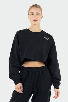 Chill Fleece Oversized Crop Sweatshirt | TLF Apparel Street Lifestyle, Tlf Apparel, Sweatshirt Model, Pump Cover, Sweatshirt Oversized, Workout Sweatshirt, Women Hoodies Sweatshirts, Crop Sweatshirt, Oversized Sweatshirt