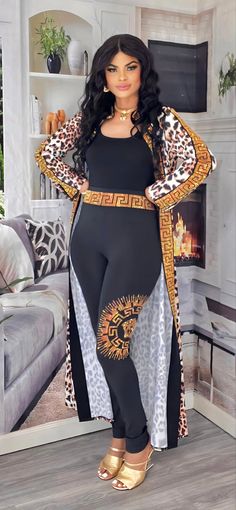 Fitted Long Sleeve Printed Pant Set, Fitted Long Sets For Fall, Black Fitted Long Sets, High Waist Leggings, Leggings Set, Pant Set, High Waisted Leggings, 3 Weeks, 3 Piece